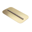 Show details for 8" x 18" ProForm® Heavy-Duty Gold Flat Finish Round Ends Power Troweler Blade Picture of 8" x 18" ProForm® Heavy-Duty Gold Flat Finish Round Ends Power Troweler Blade