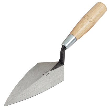 Picture of W.Rose™ 5" x 2-1/2" Pointing Trowel with Wood Handle