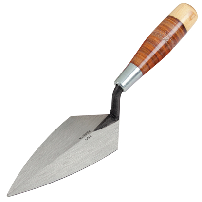 Picture of W.Rose™ 5" x 2-1/2" Pointing Trowel with Leather Handle
