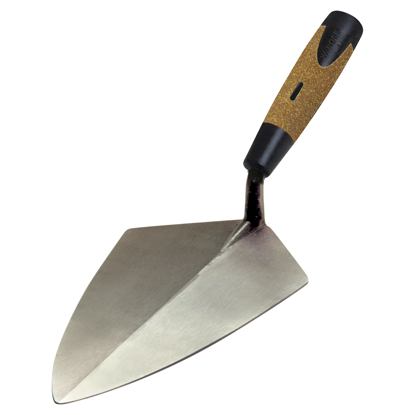 Picture of 10-1/2” Wide Heel Brick Trowel with Cork Handle