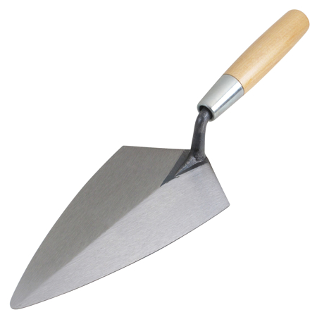 Picture of 12" Philadelphia Brick Trowel with Wood Handle