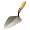 Picture of 10” Wide Heel Brick Trowel with 6" Wood Handle