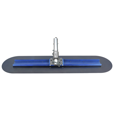 Picture of 36" Big "D" Round End Blue Steel Bull Float with EZY-Tilt® II Bracket