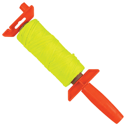 Picture of Fluorescent Yellow Braided Nylon Line - 500' on EZ-Winder