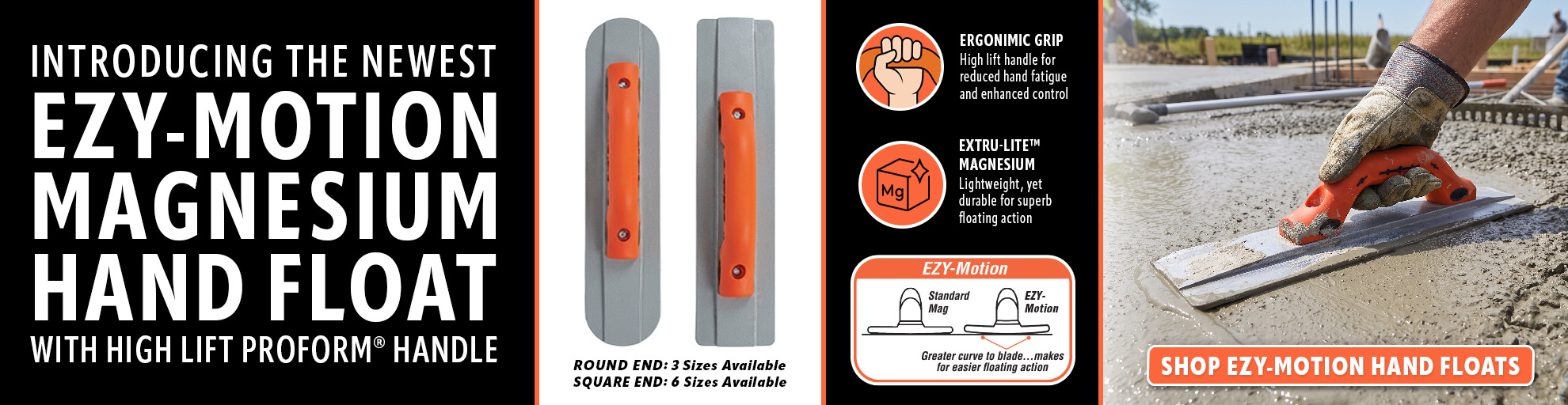 New EZY-Motion Hand Floats